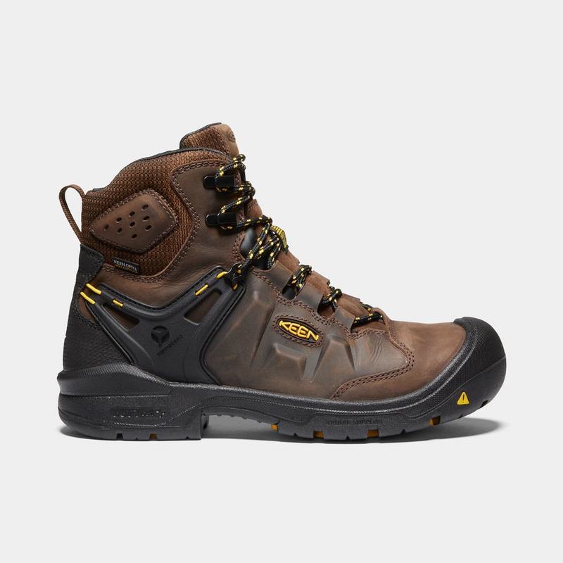 Keen Dover 6" Wp - Erkek Iş Botu - Kahverengi/Siyah - Turkey (712593SRW)